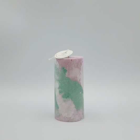 Blossom Mist Textured Candle Pillar Candle