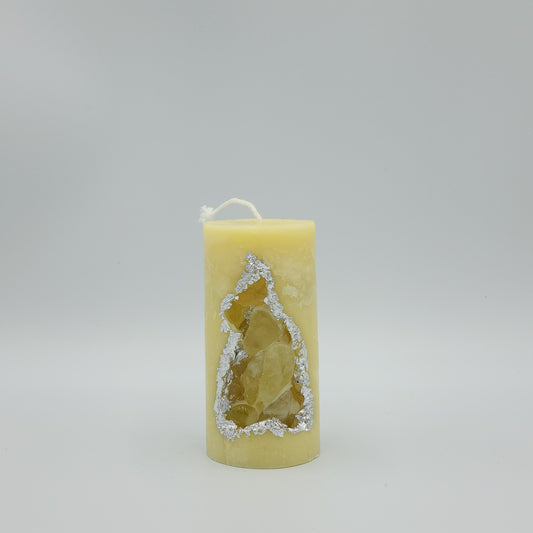 Citrine Radiance Geode Candle